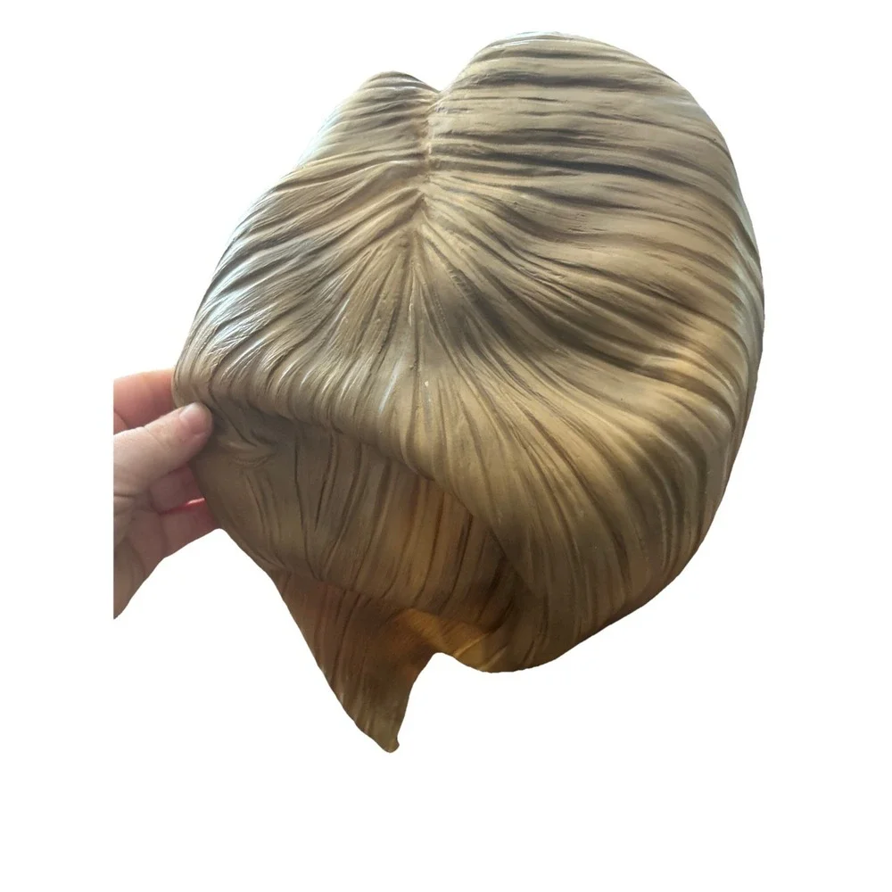 2006 Disguise Hillary Clinton Vinyl Mask Full Head Halloween Costume Face Used